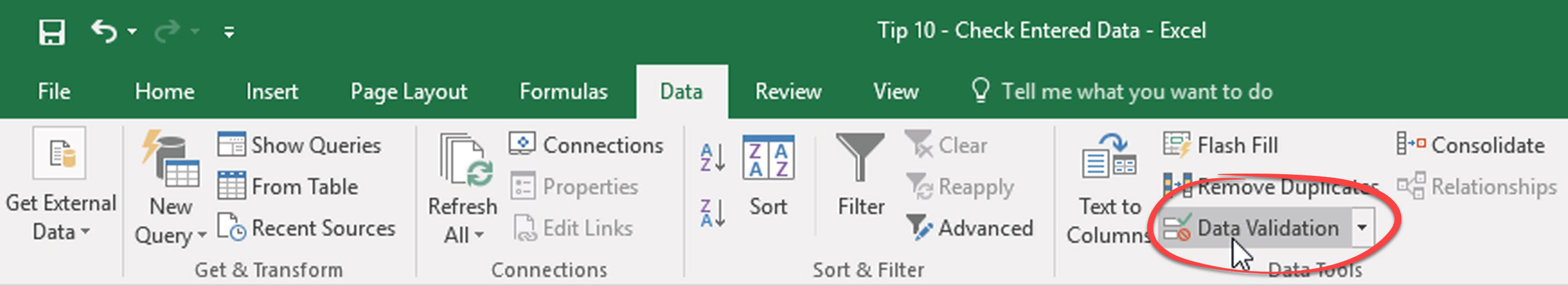 Data Validation image 2